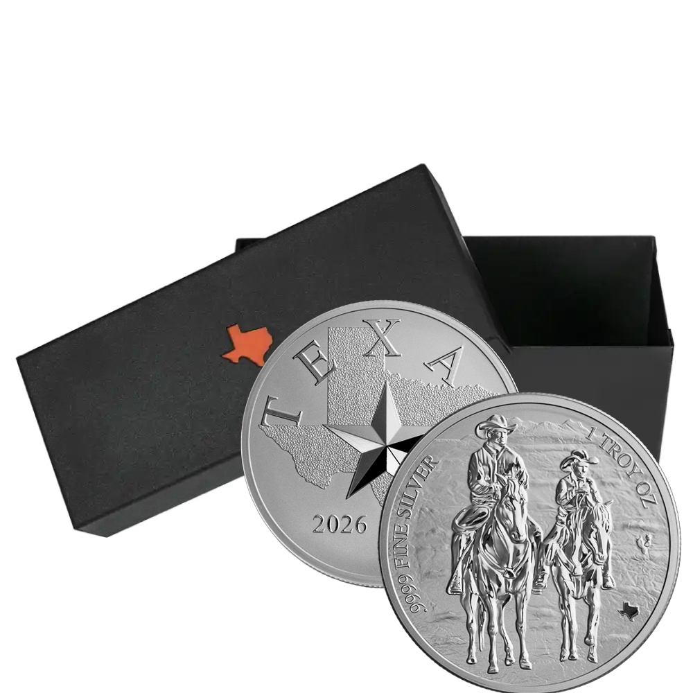 2026 Texas Silver Round Reverse Proof Mini-Monster Box (250 ozs)
