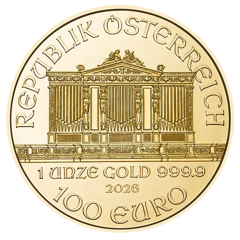 2026 Austrian Gold Philharmonic Coin