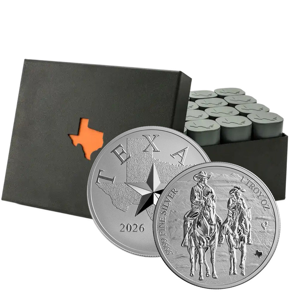 2026 Texas Silver Round Reverse Proof Monster Box (SEALED)