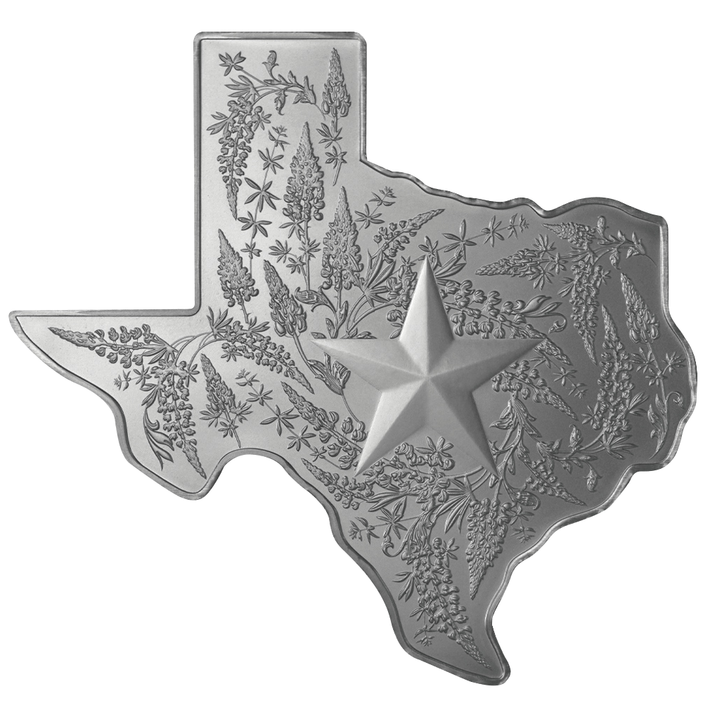 5oz Texas Medallion