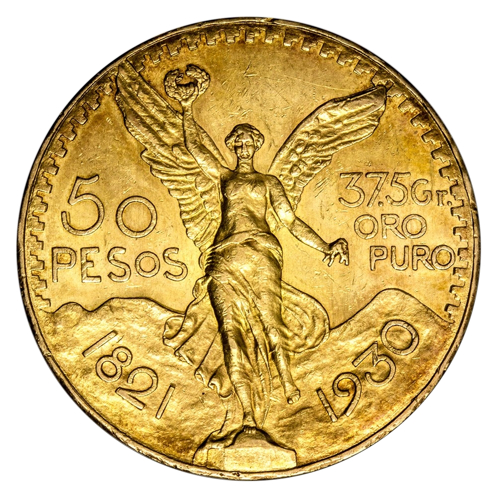 50 Peso Gold Coin - Obverse