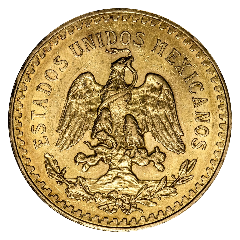 50 Peso Gold Coin - Reverse