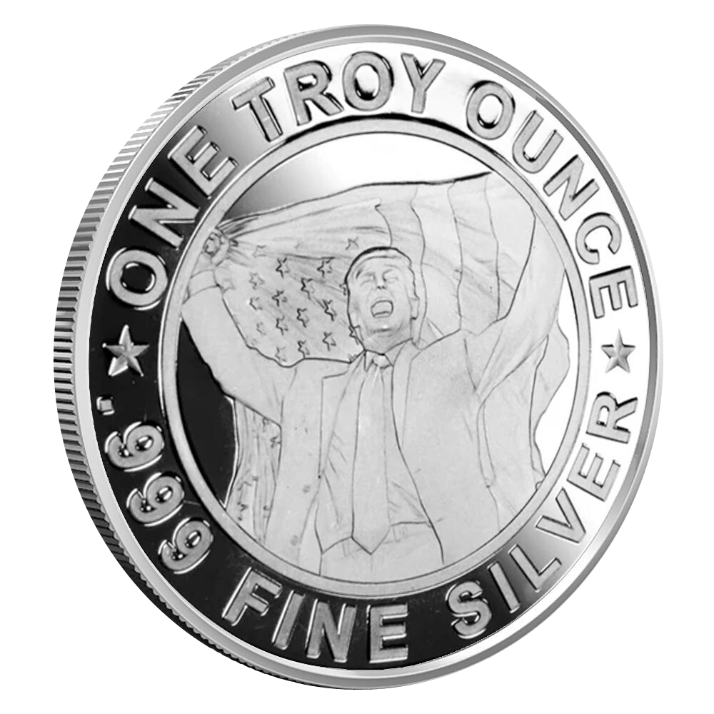 2024 Donald Trump Assassination Attempt Silver Round