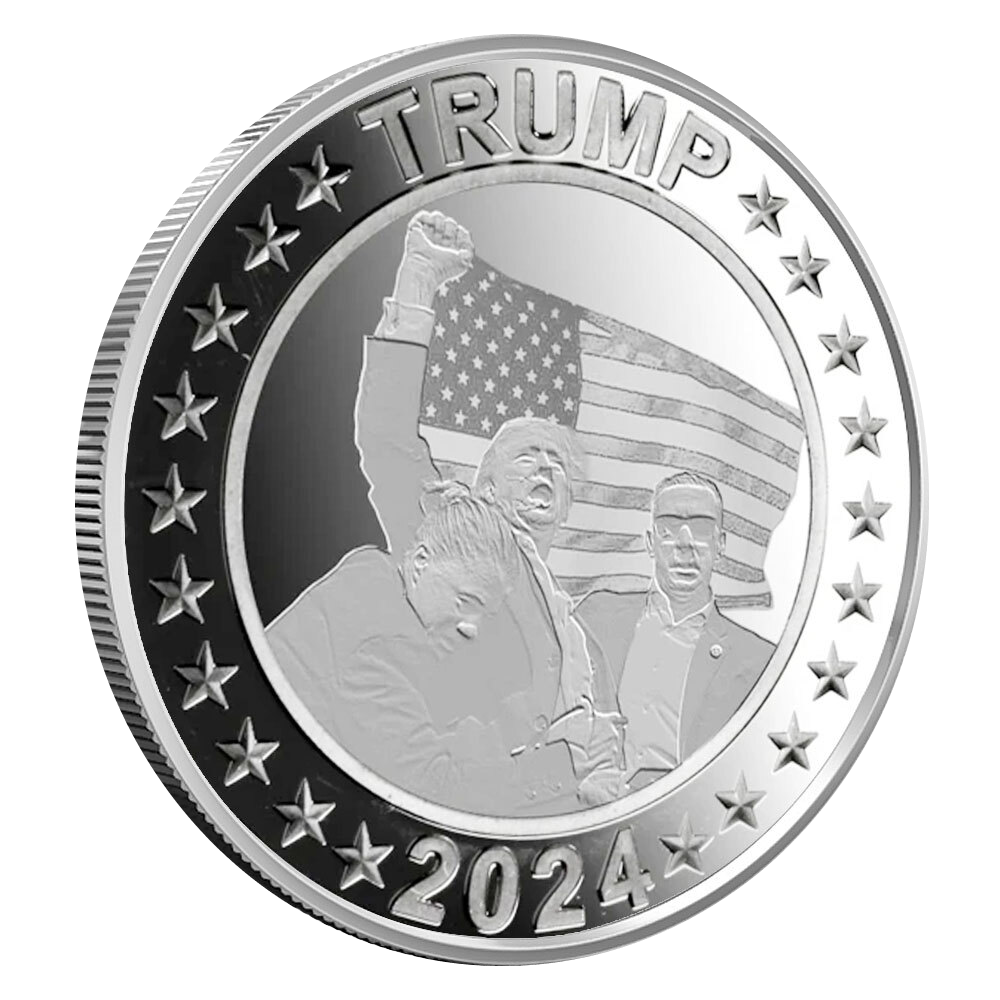 2024 Donald Trump Assassination Attempt Silver Round