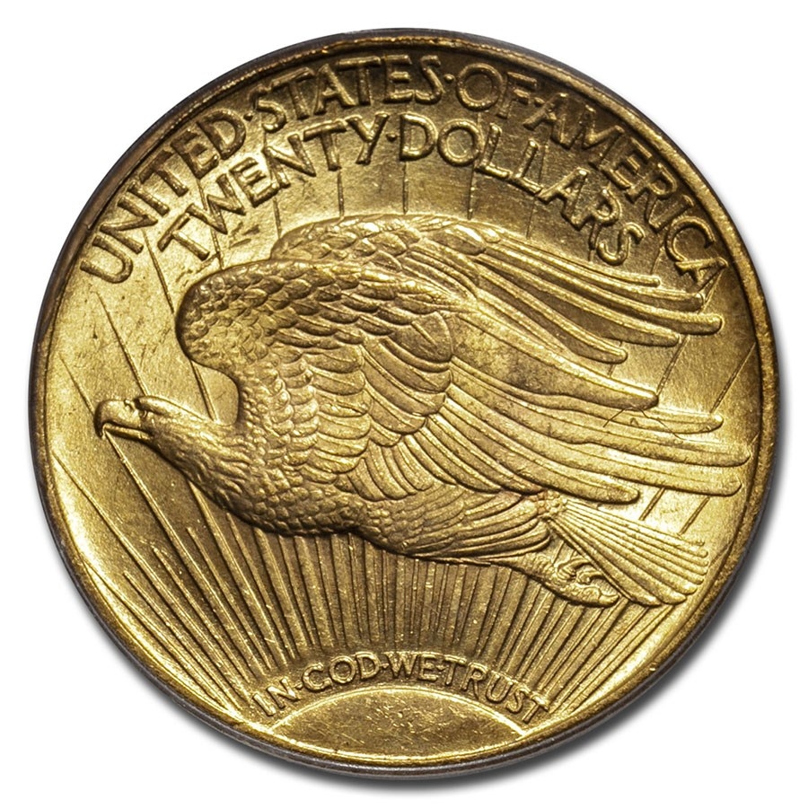 $20 Saint-Gaudens Gold Double Eagle - MS-65 PCGS/NGC