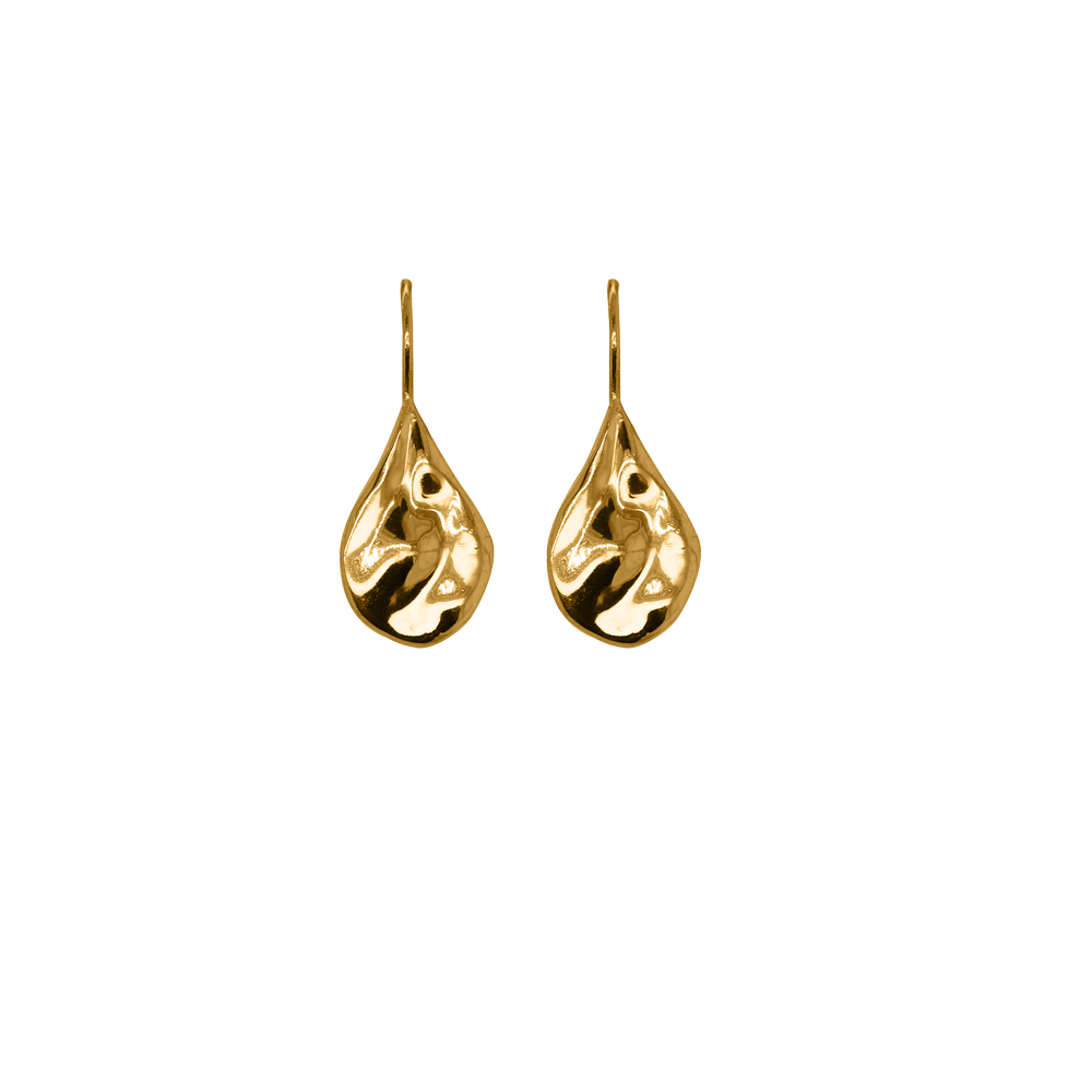 Nebü 24k Molten Drop Earrings (0.367oz)