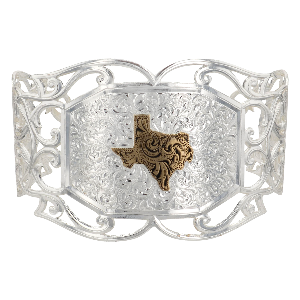State of Texas Filigree Cuff Bracelet