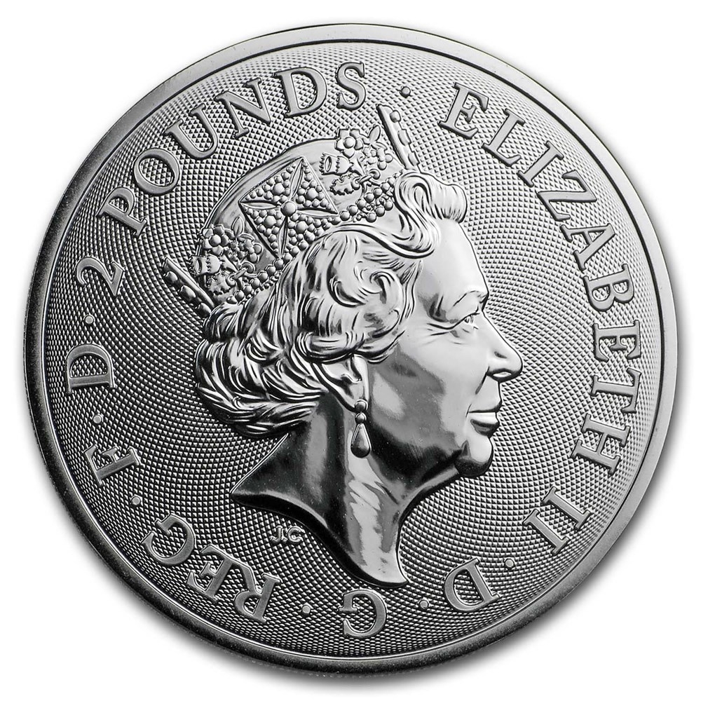 British Lunar Pig 1 oz Silver Coin