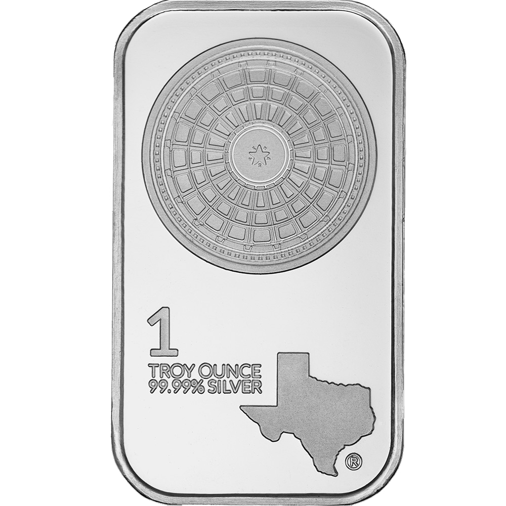 Buy 1 oz Texas Silver Bar *Box of 100*