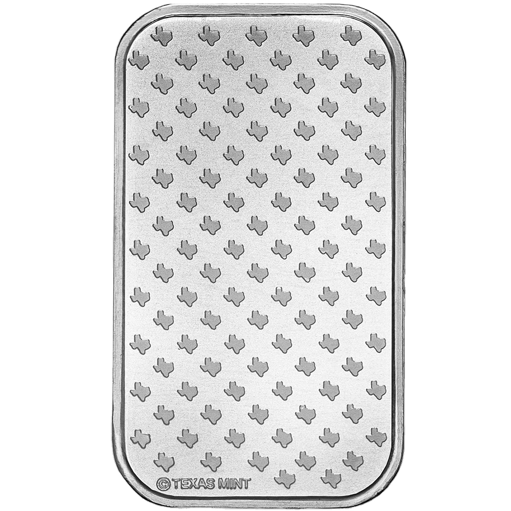 Buy 1 oz Texas Silver Bar *Box of 100*