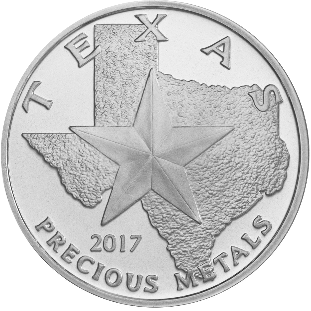 Buy 2017 Texas Silver Round