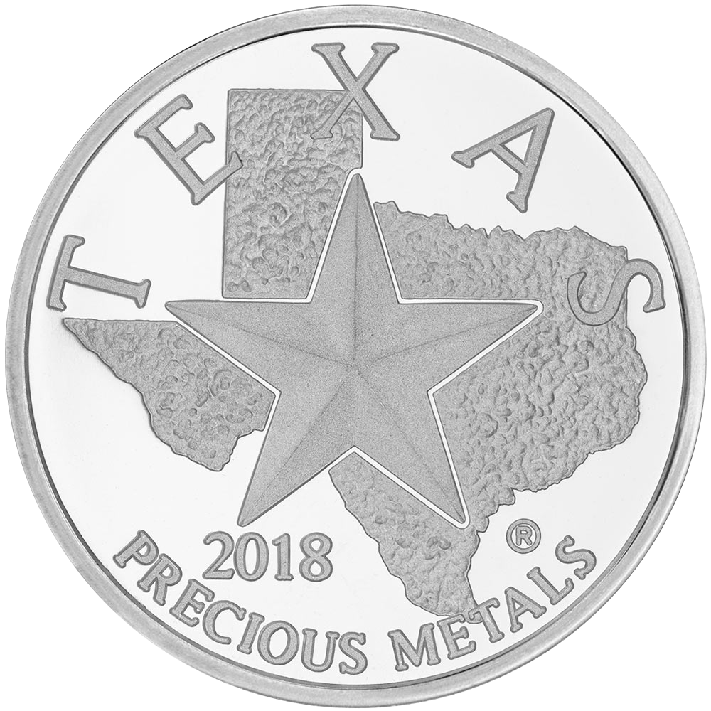 Buy 2018 Texas Silver Round