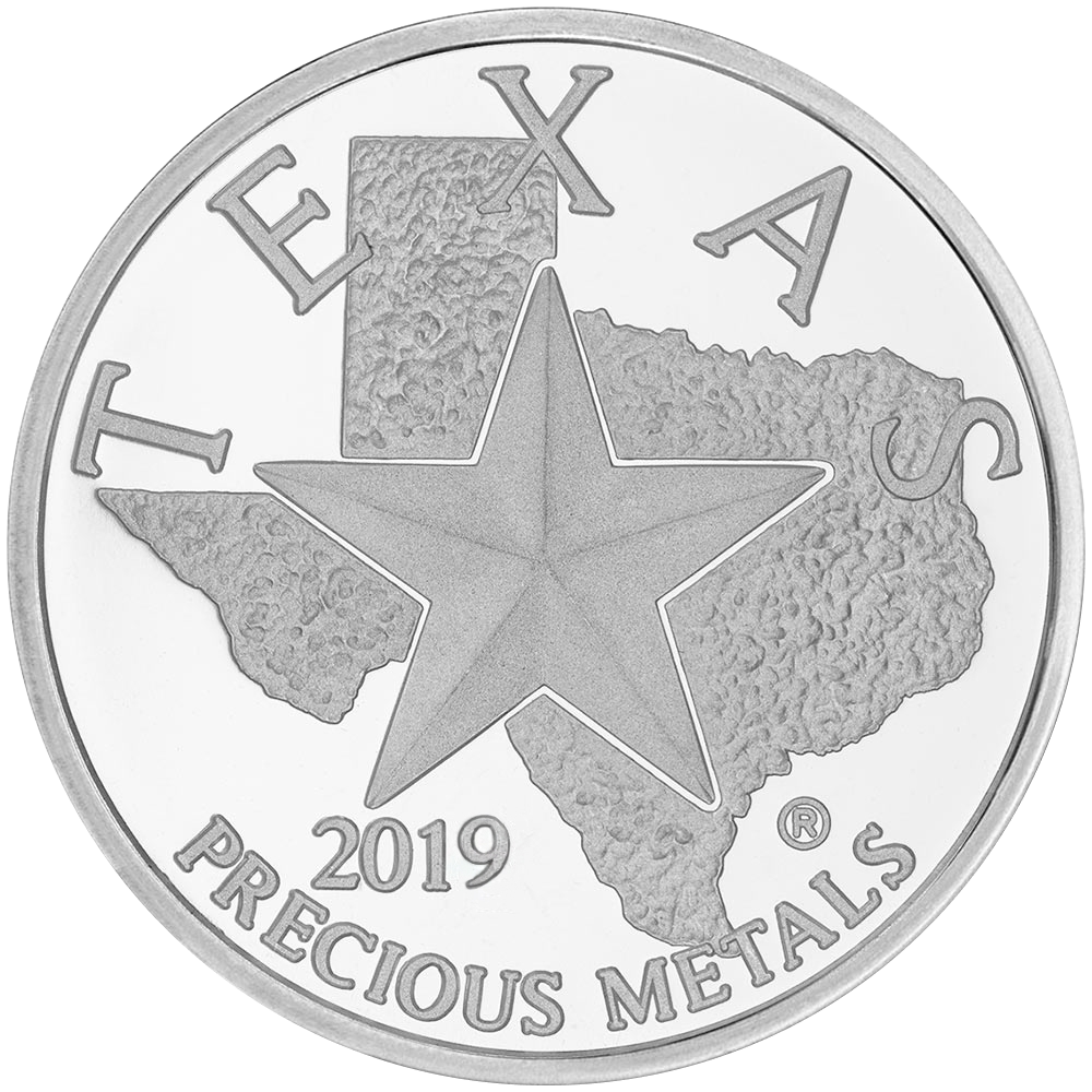 Buy 2019 Texas Silver Round