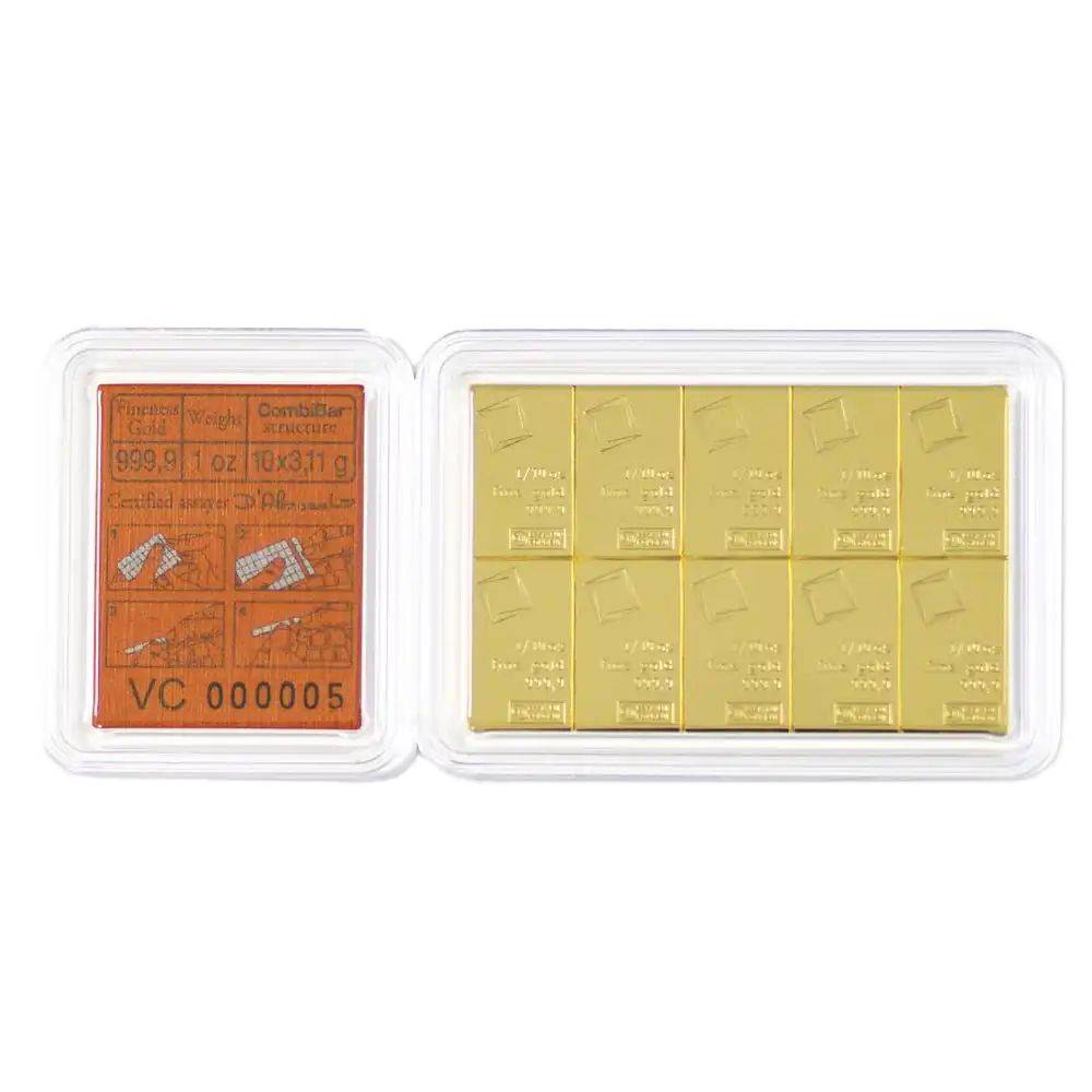 1 oz Valcambi Suisse CombiBar