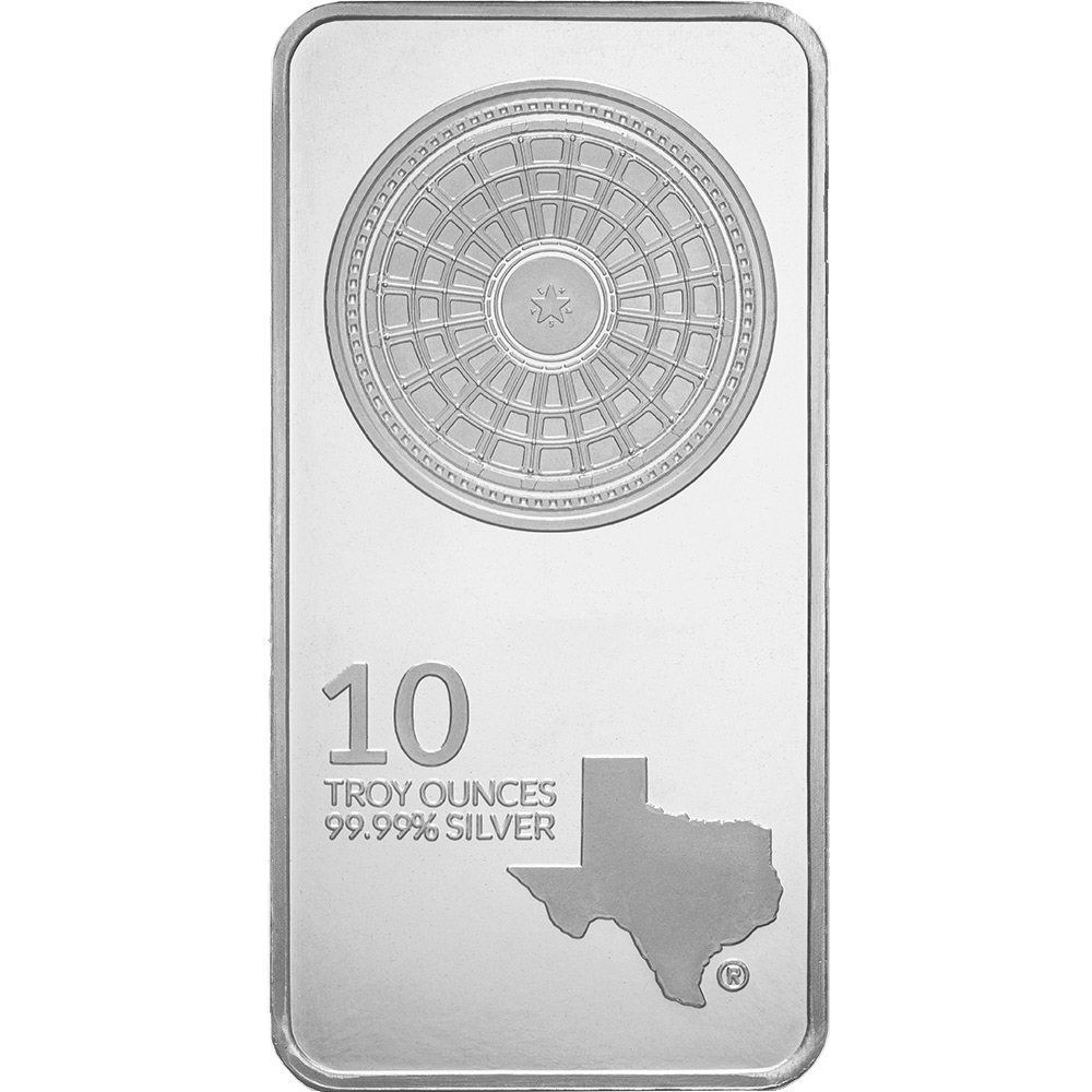 10 oz Texas Silver Bar