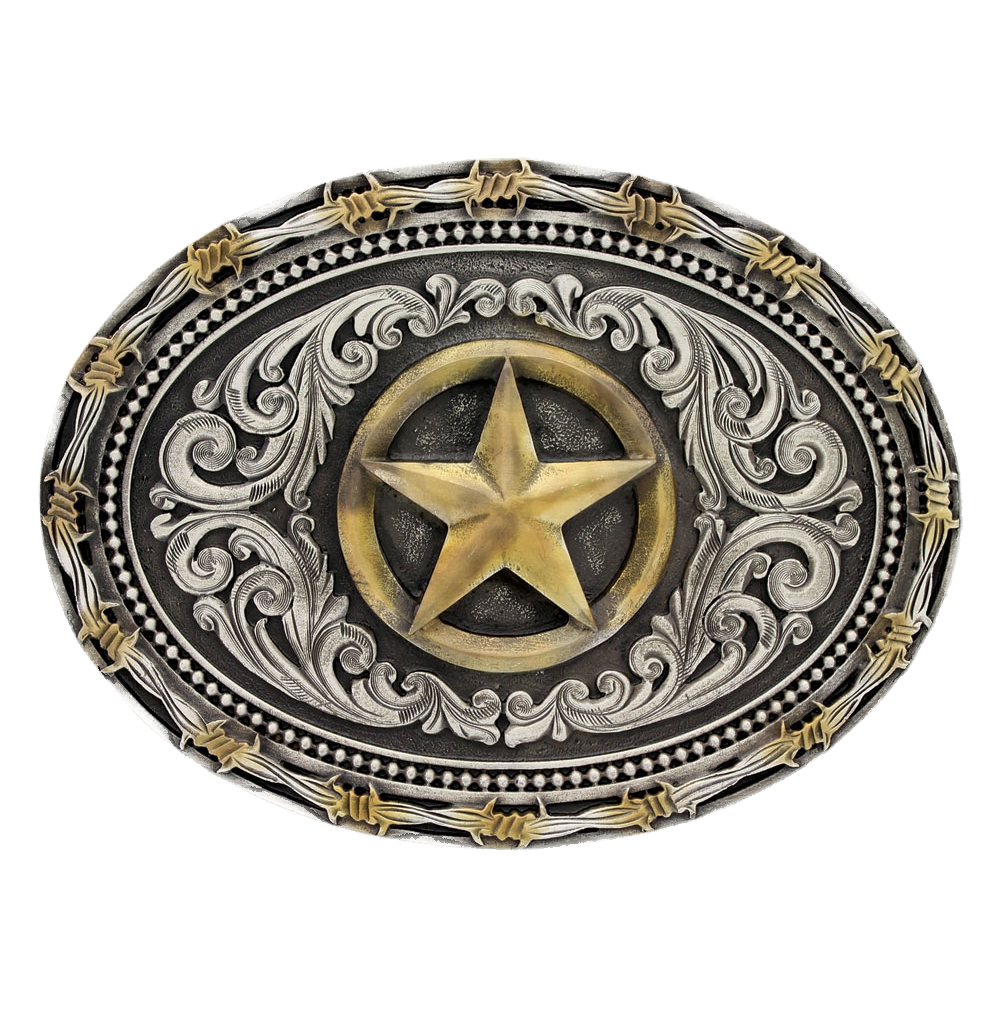 Two tone Rope & Barbed Wire Classic Impressions Lone Star