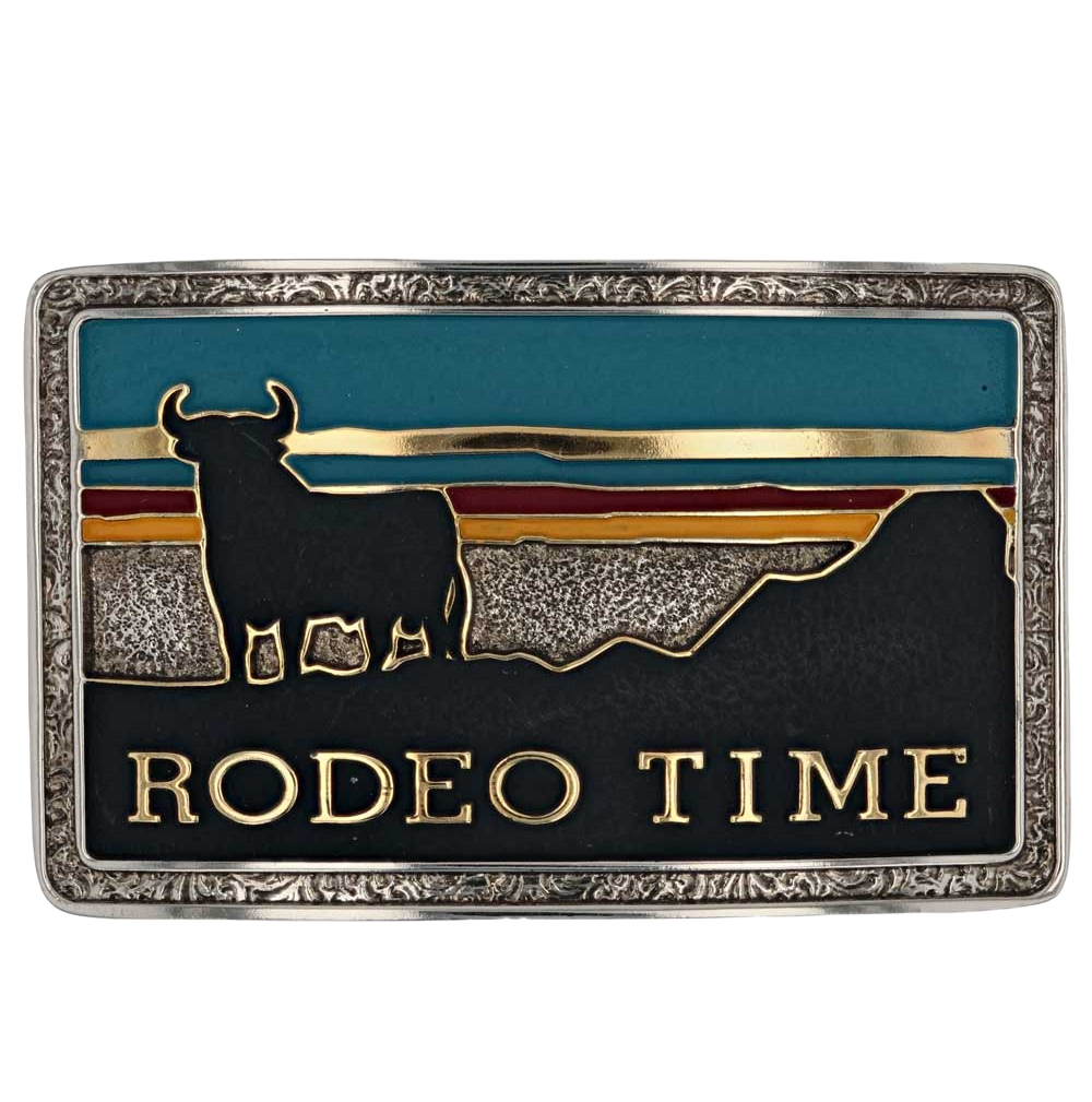 Rodeo Time Southwestern Attitude Belt Buckle
