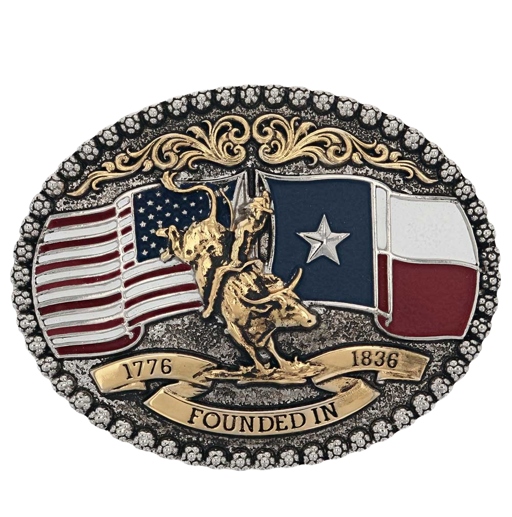 Texas 1836 Attitude Belt Buckle