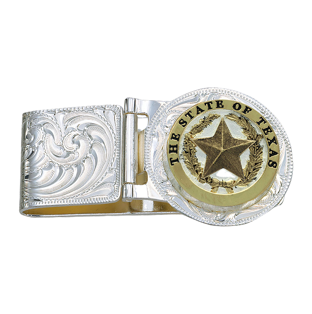 Texas Star Hinged Money Clip