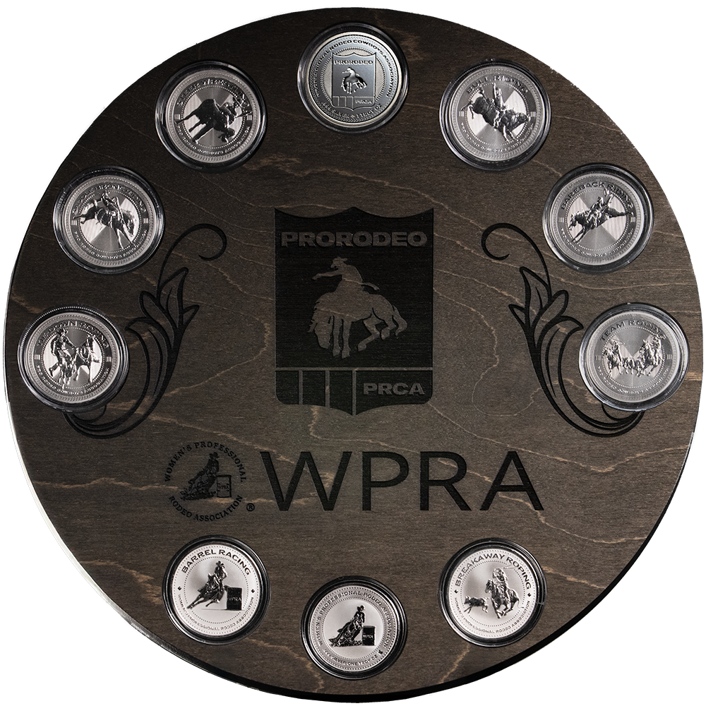 PRCA & WPRA Series Combo with Wooden Display