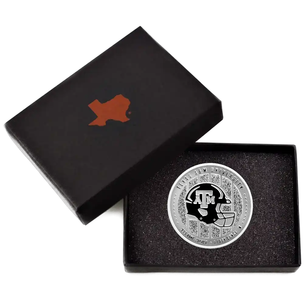 1 oz A&M Helmet Silver Round
