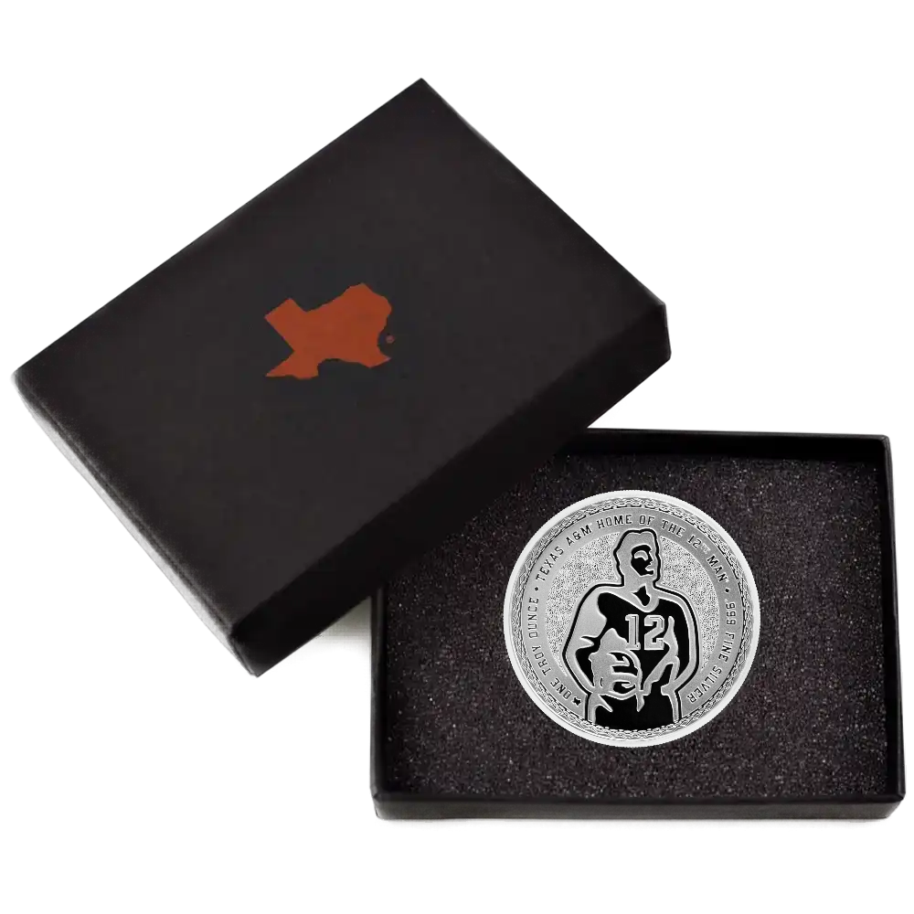 1 oz A&M 12th Man Silver Round
