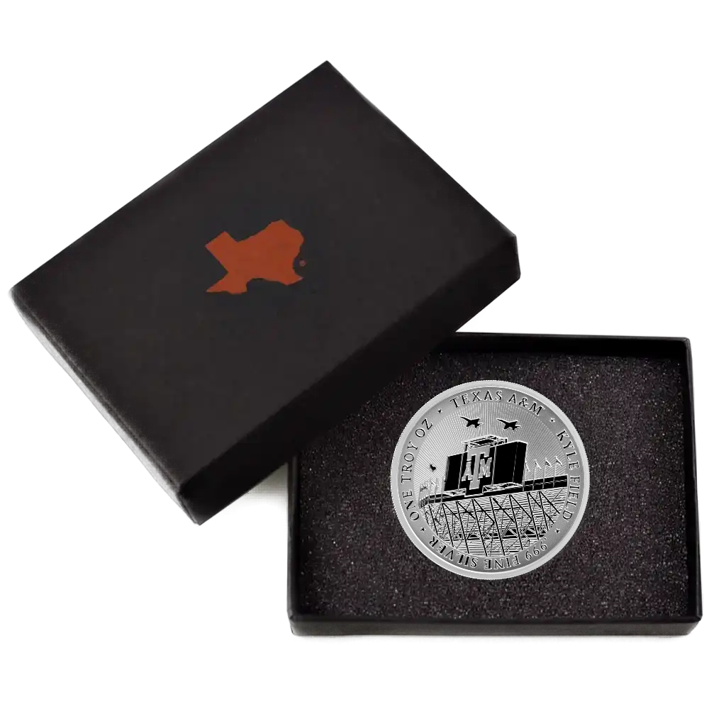 1 oz A&M Kyle Field Silver Round