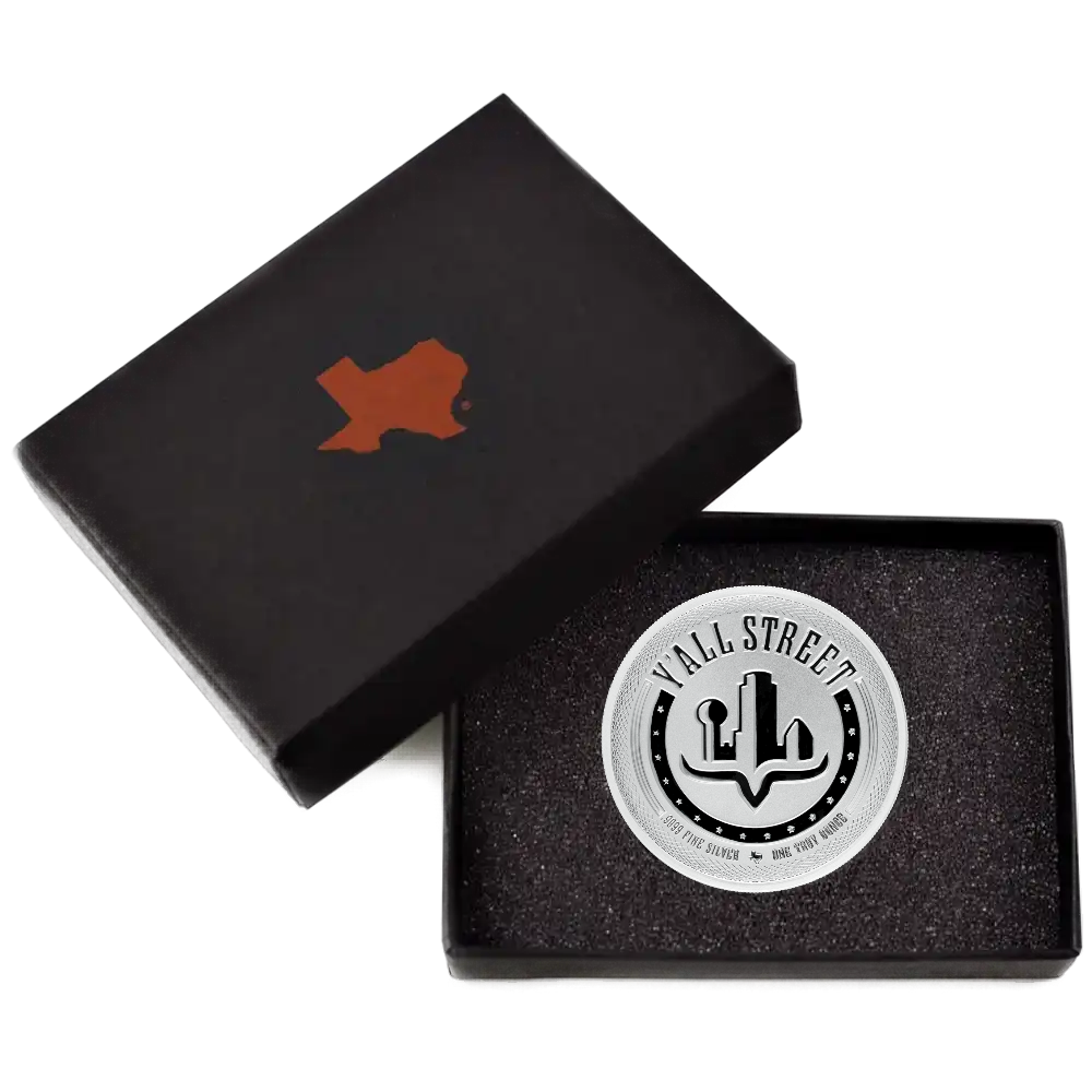 1 oz Y'all Street™ Silver Round with Custom Box