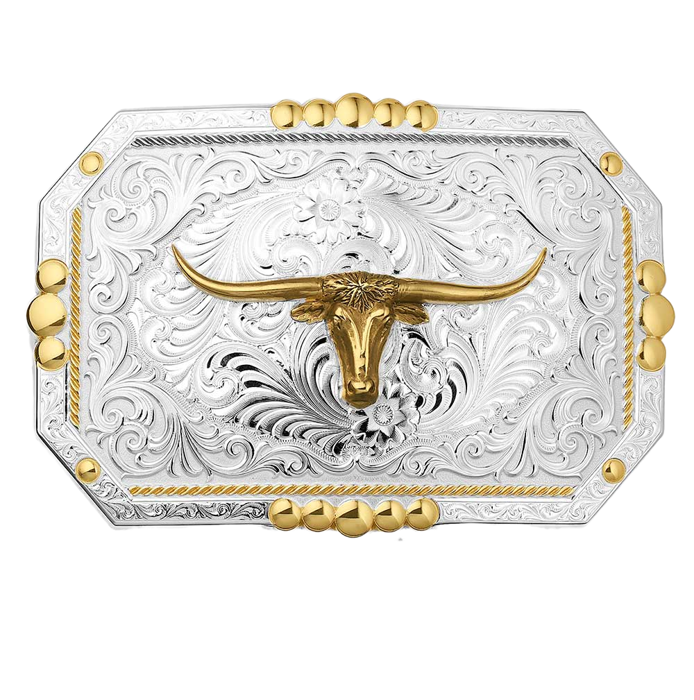 Principle Longhorn Showpiece Belt Buckle
