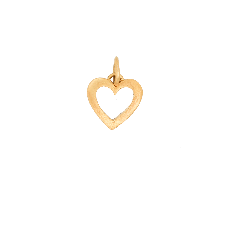 Nebü 24k Heart Charm (0.113oz)
