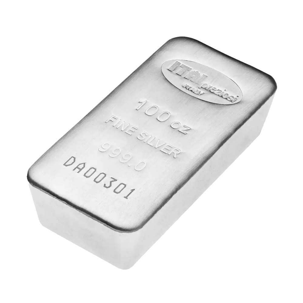 100 oz Italpreziosi Silver Bar