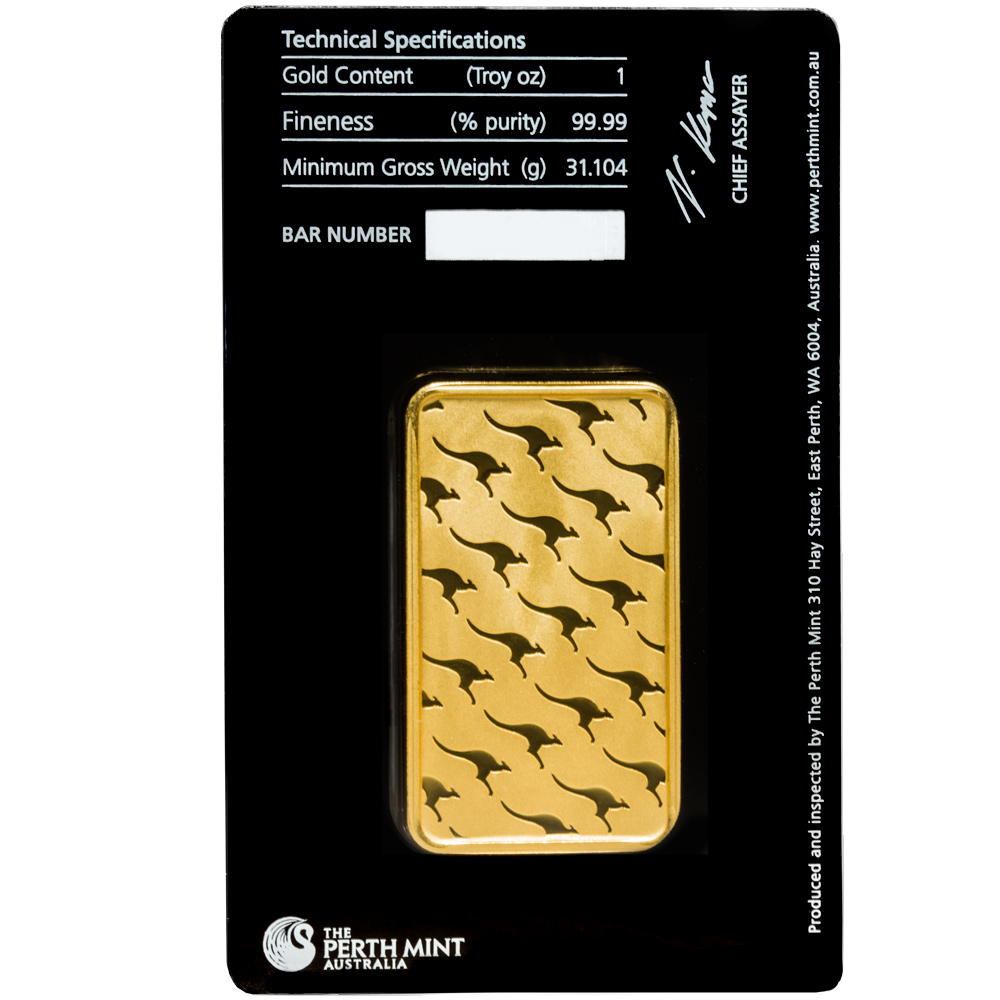 Buy 1 oz Perth Mint Gold Bars
