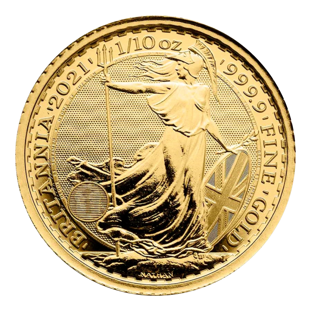 1/10 oz Royal Mint Gold Britannias (Any Year)