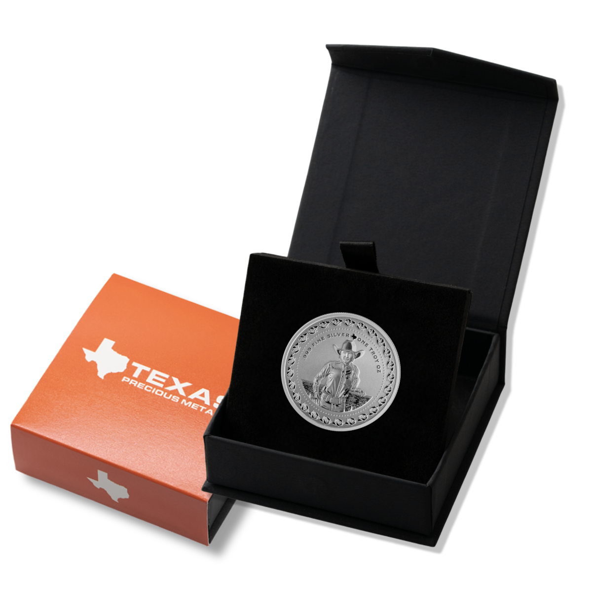 1 oz Josie Conner Silver Round (Reverse Proof) with Custom Box and