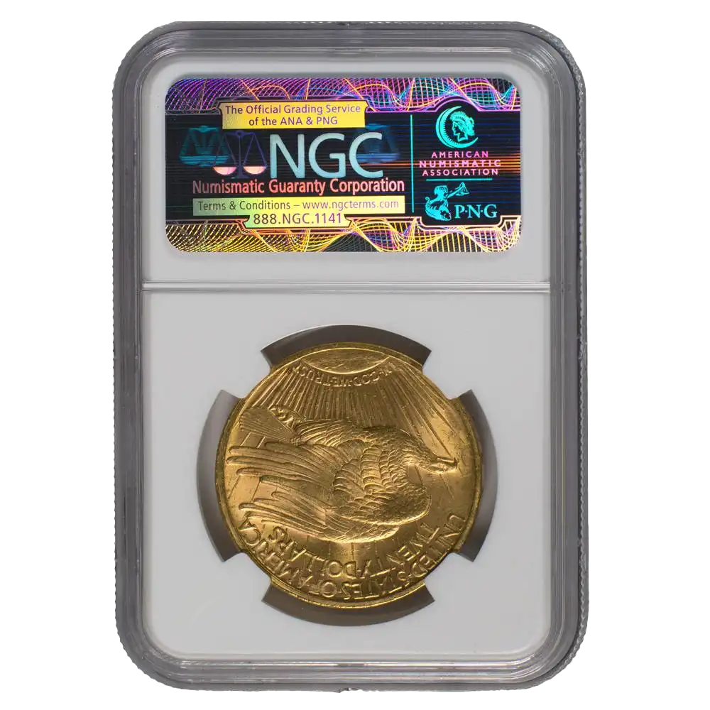 $20 Saint-Gaudens Gold Double Eagle - MS-62 PCGS/NGC (Dates Our Choice)