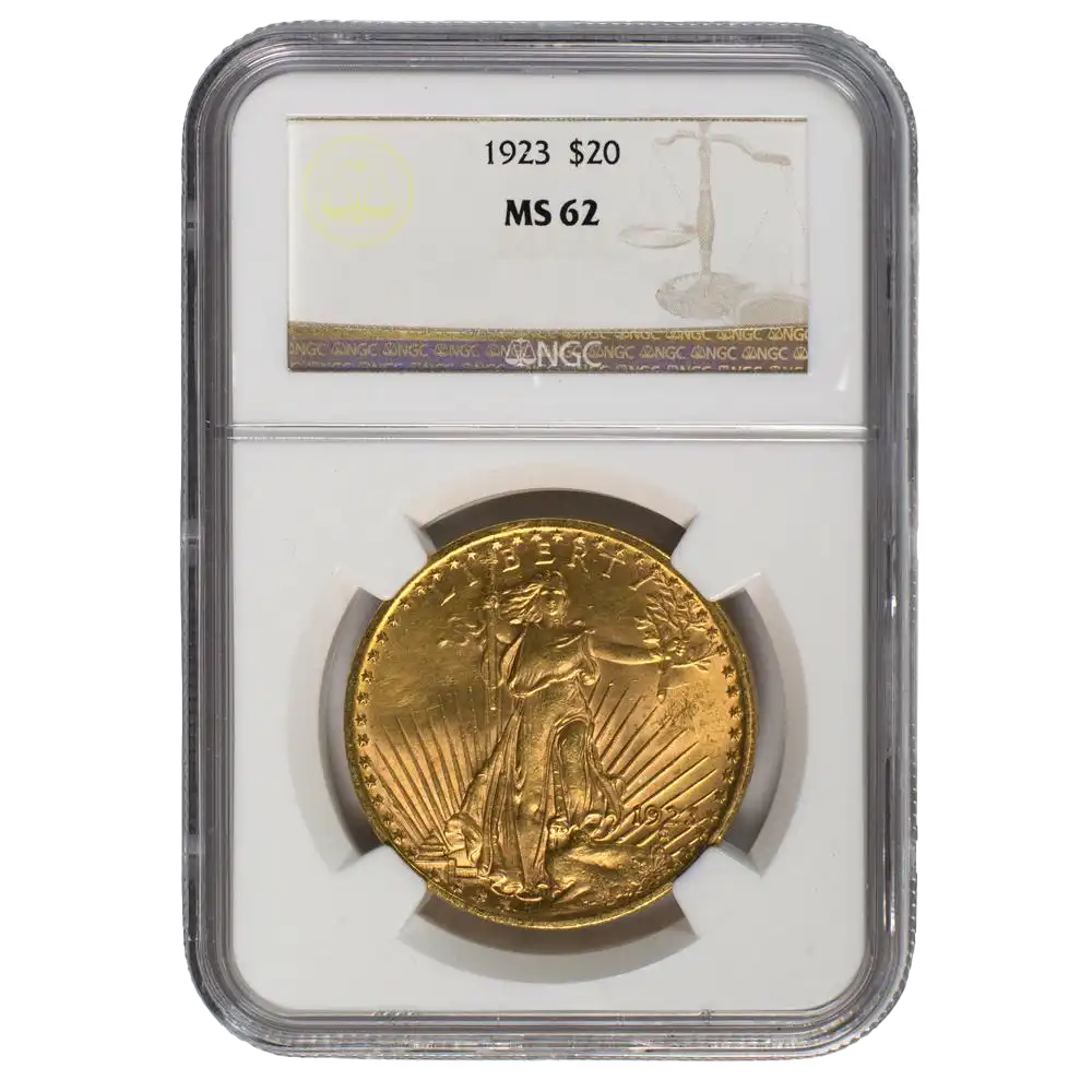 $20 Saint-Gaudens Gold Double Eagle - MS-62 PCGS/NGC (Dates Our Choice)