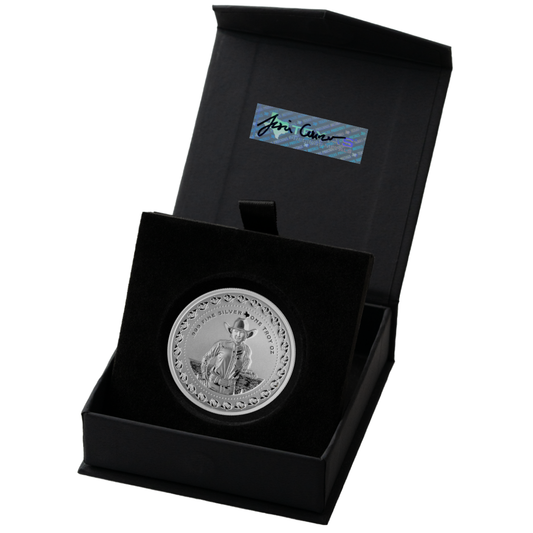                                 1 oz Josie Conner Silver Round (Reverse Proof) with Custom Box and Autograph   
                            