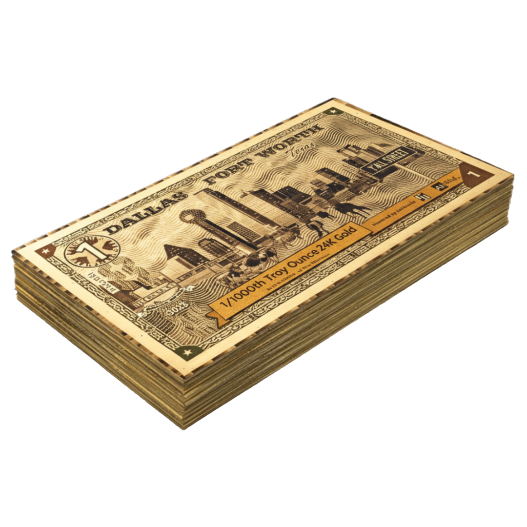1 Dallas-Fort Worth Texas Gold Note (100 Notes)