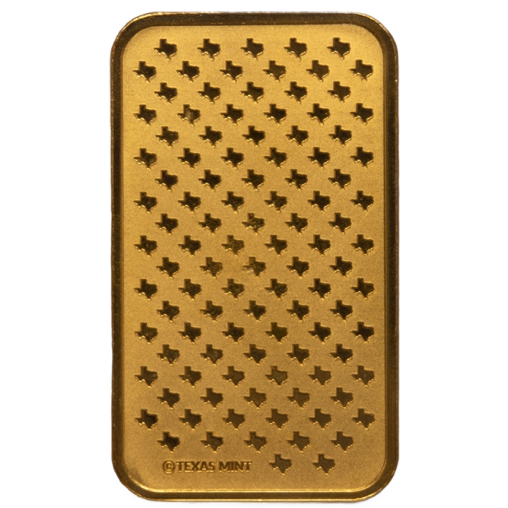 Buy 1 oz Texas Mint Gold Bars w/ Assay (25 oz Box)