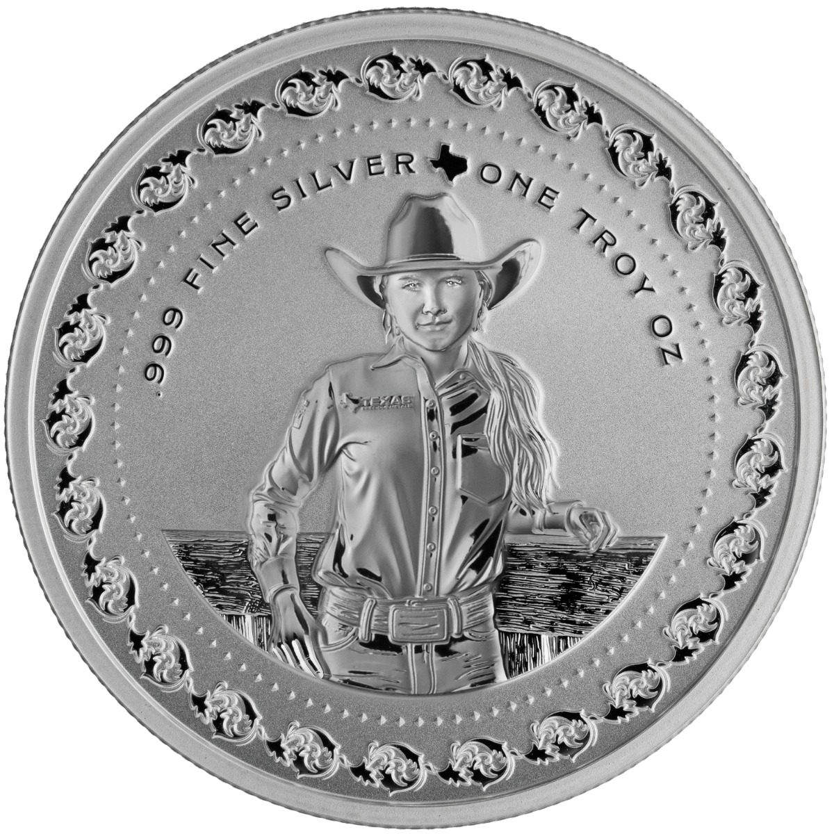 1 oz Josie Conner Silver Round (Reverse Proof) with Custom Box and