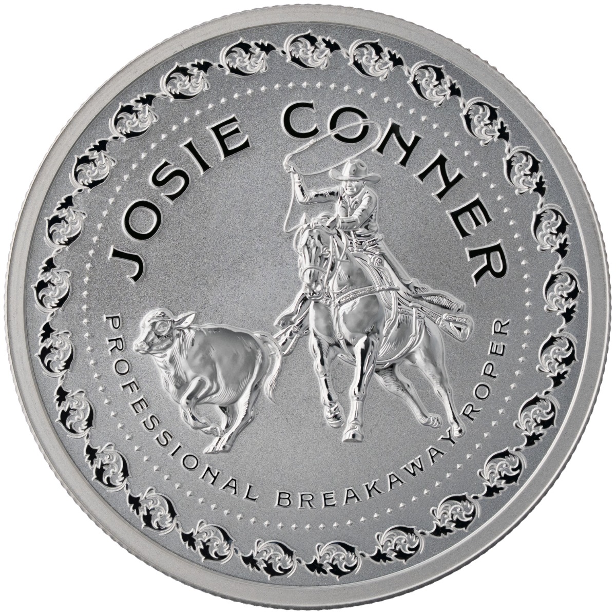 1 oz Josie Conner Silver Round (Reverse Proof) with Custom Box and