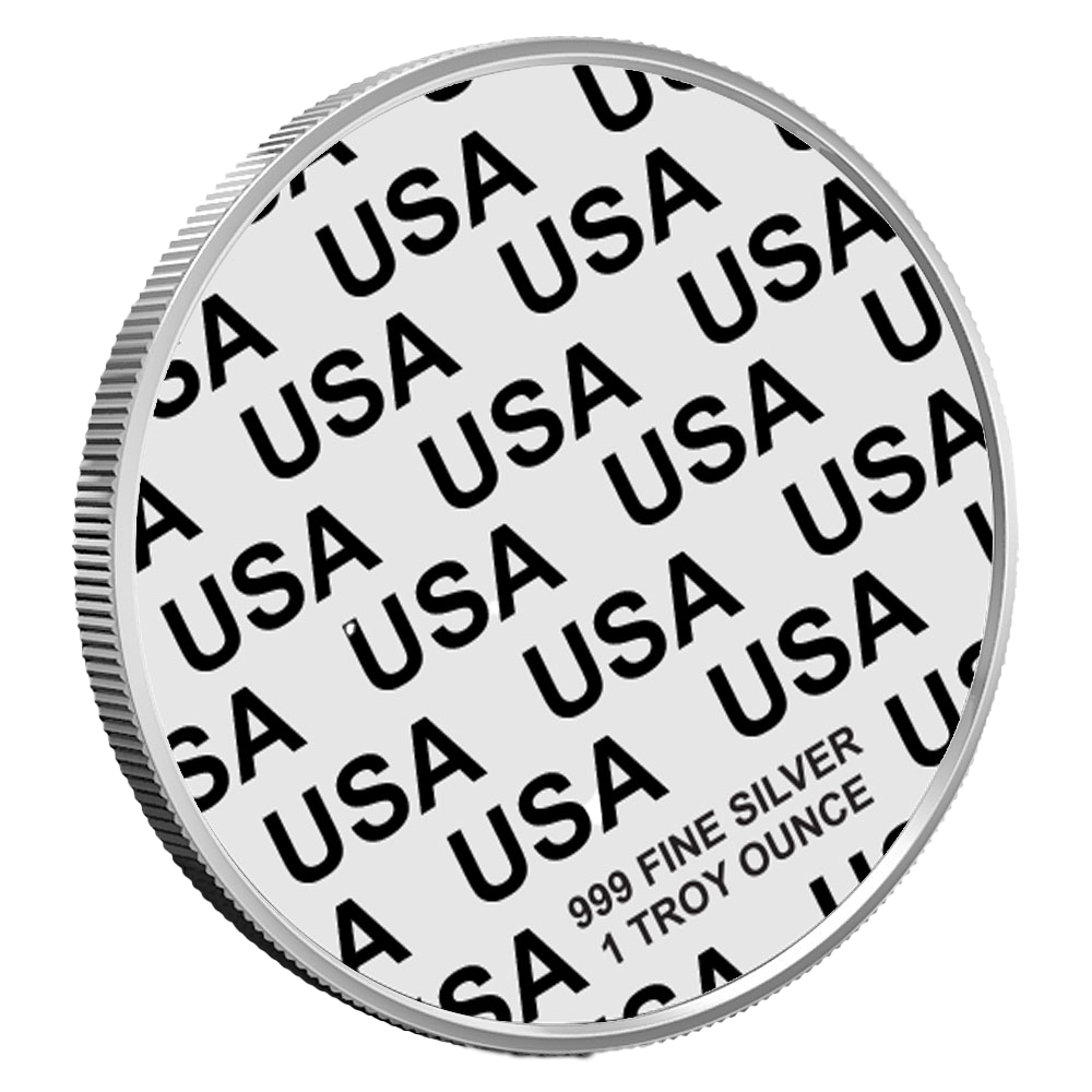 1 oz Trump Victory 47 Colorized Silver Round