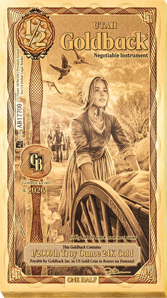                 1/2 Utah Goldback Gold Note Set (20 Notes)                
                            