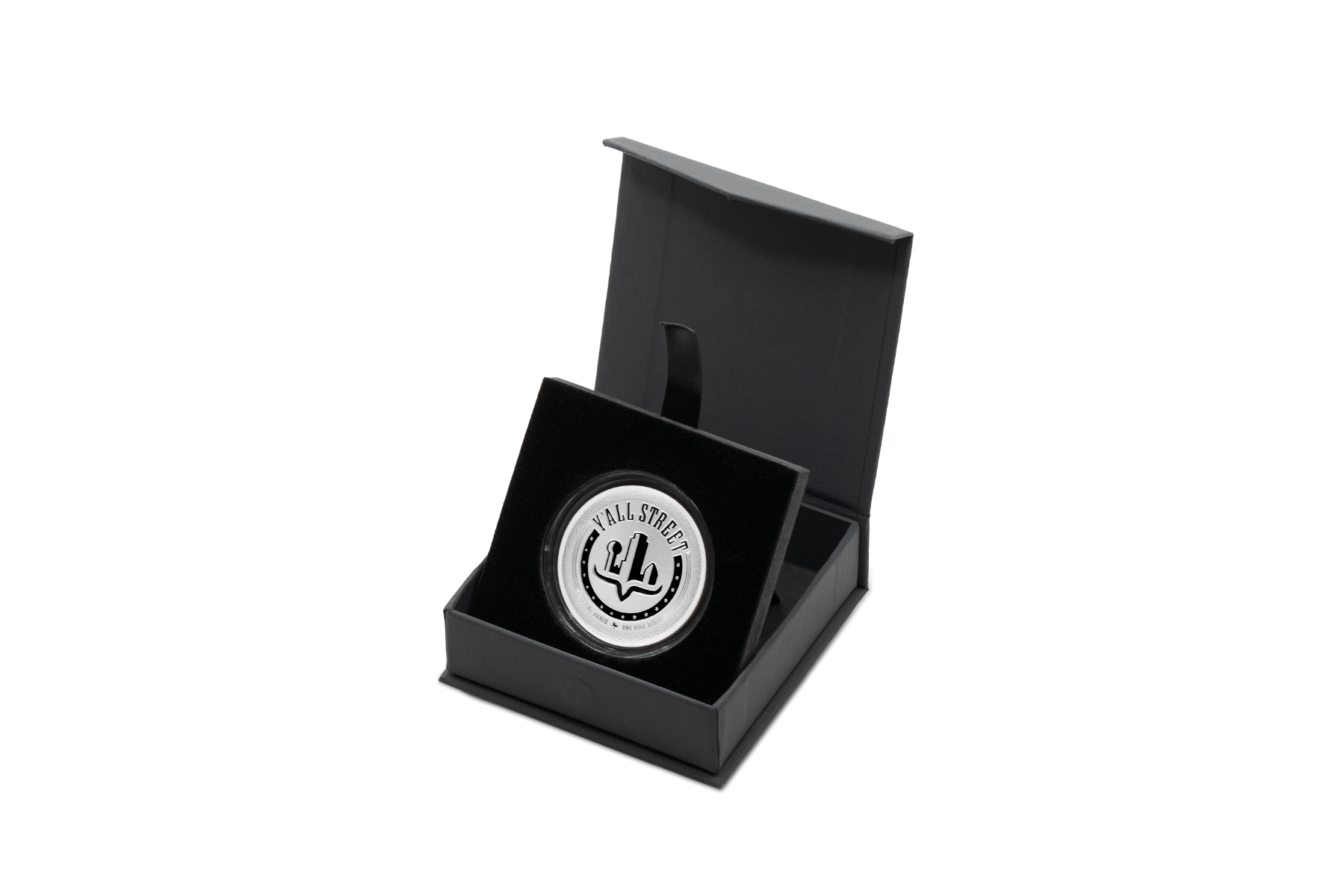 1 oz Y'all™ Street Silver Round (Reverse Proof) with Custom Box