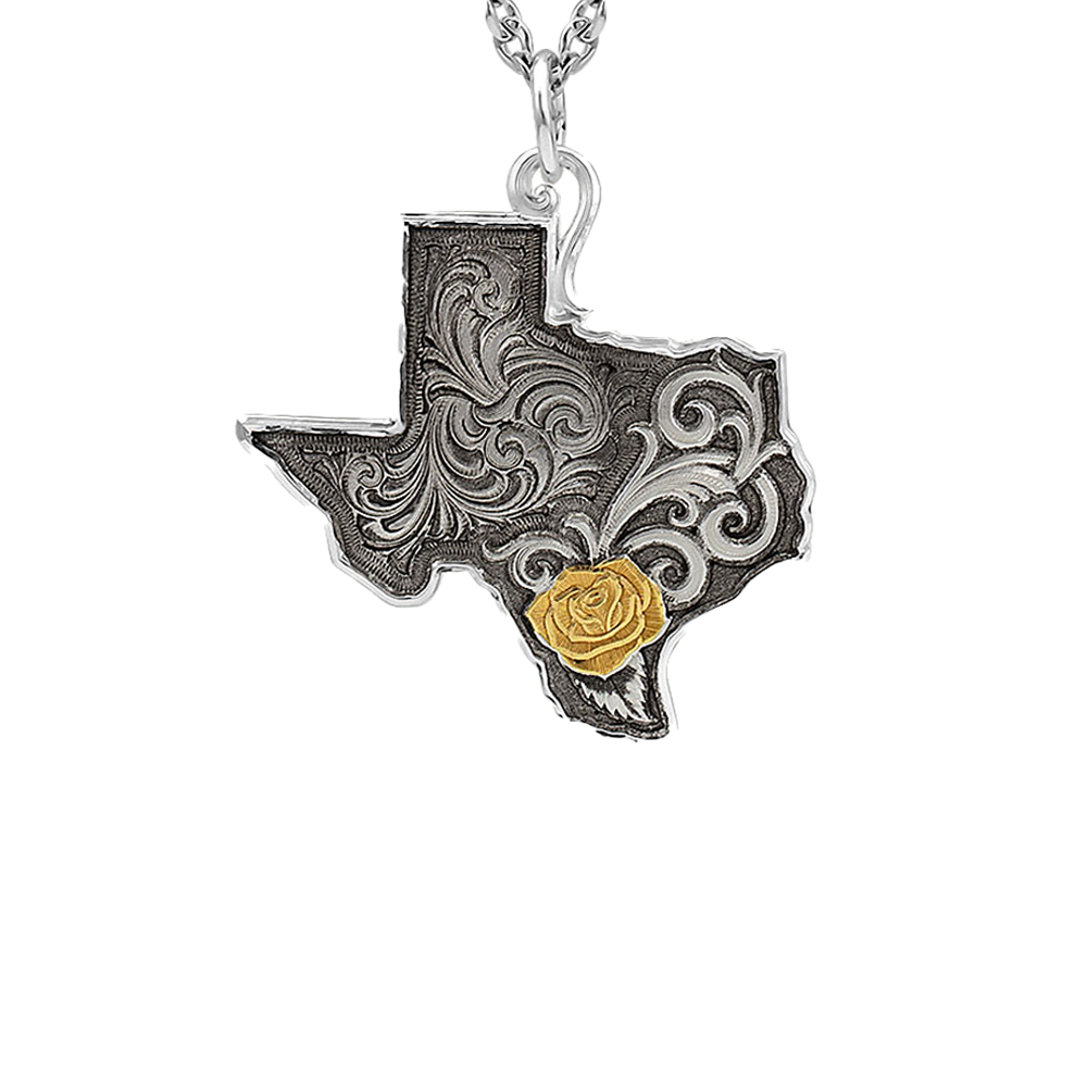 Yellow Rose of Texas Necklace