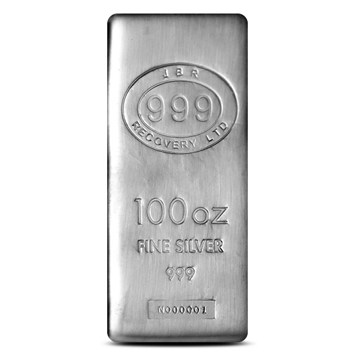 100 oz JBR Silver Bar