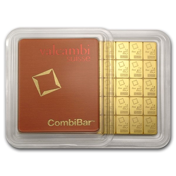 50 Gram Valcambi Suisse CombiBar