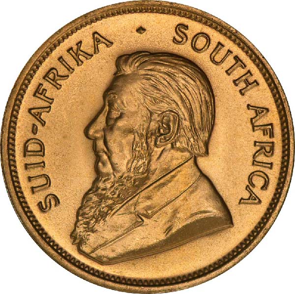 Obverse of South African Gold
Krugerrand